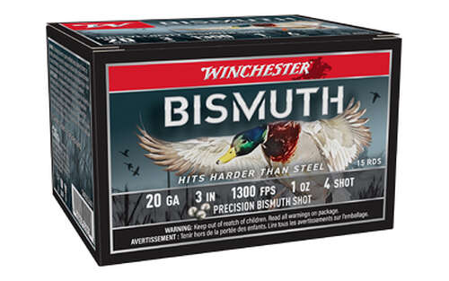 Ammunition Winchester Ammunition Bismuth 20Gauge3" WIN BISMUTH 20GA 3" #4 15/150